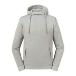 Unisex High Collar Hooded Sweat